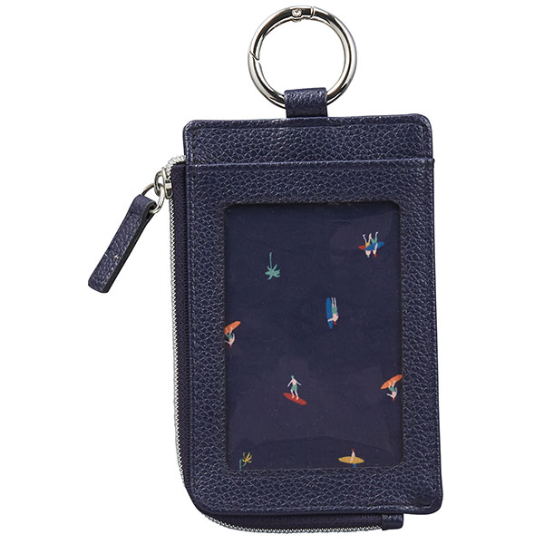 ファスナー付きパスケース ユニセックス