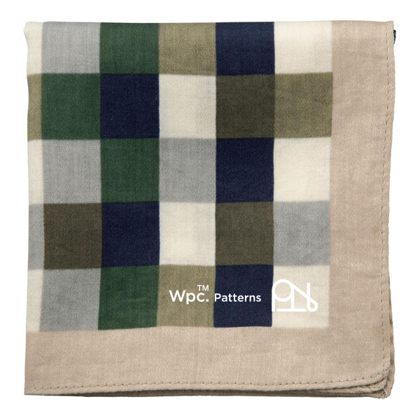 ユニセックス大判ハンカチ