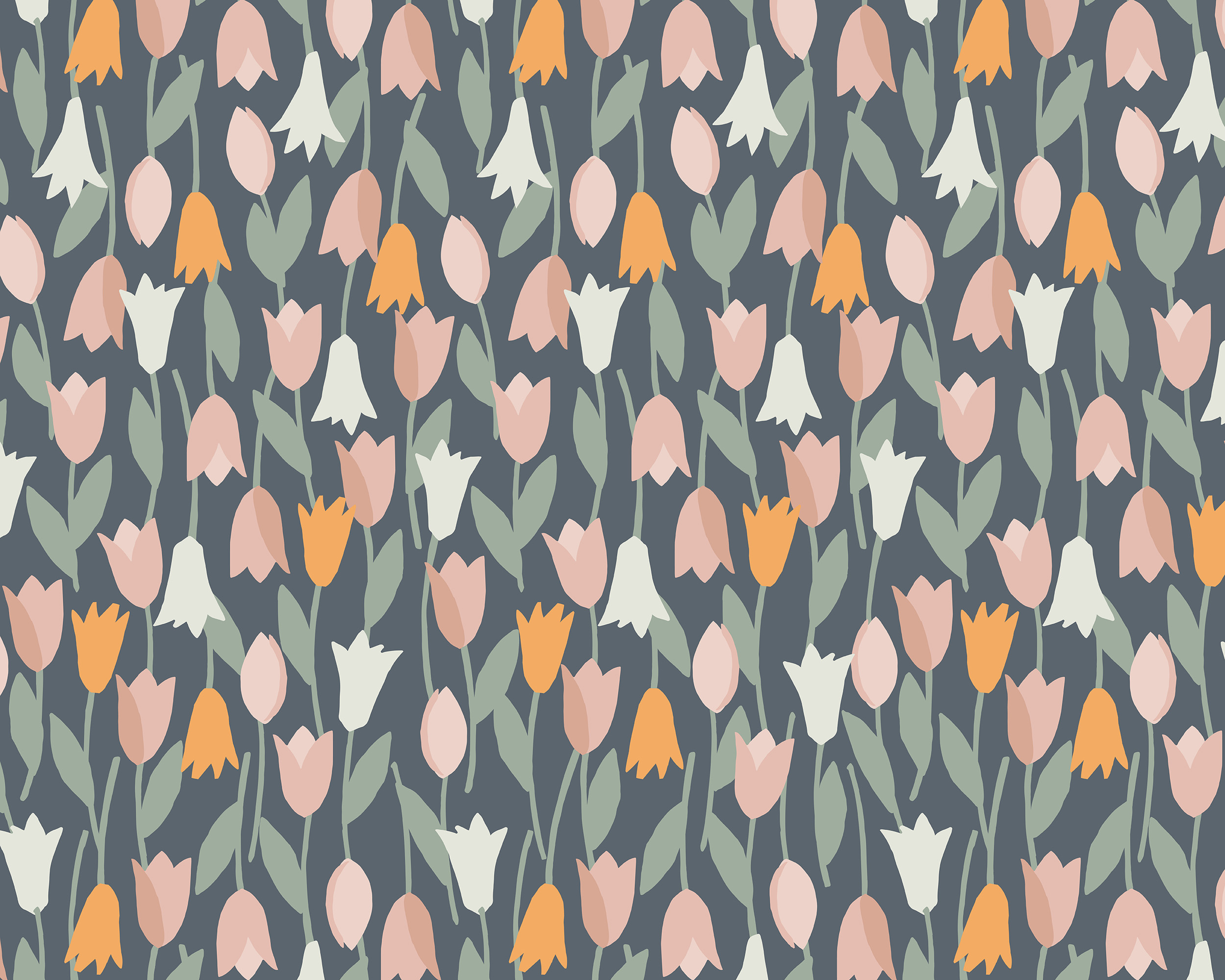 BLOOMING TULIP GRAY