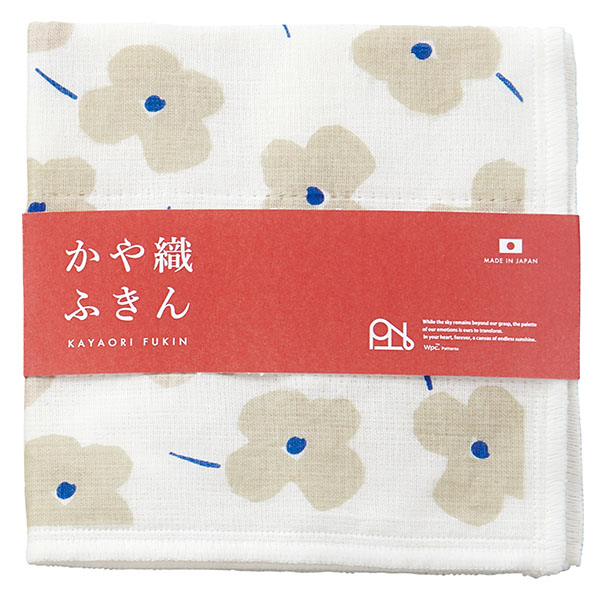 かや織ふきん