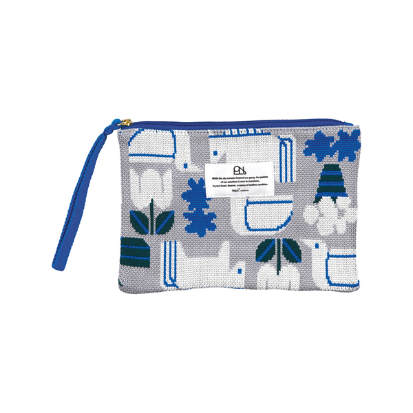 ニットフラットポーチ