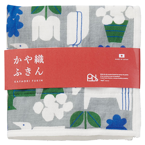 かや織ふきん