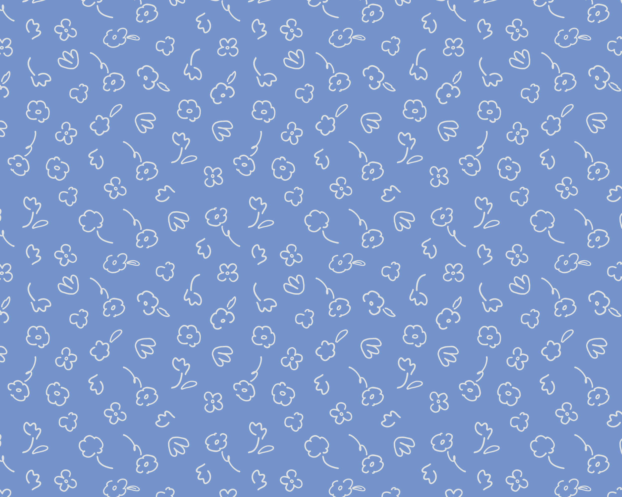 GRAFFITI FLOWER  BLUE