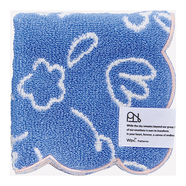 ハンカチ　スカラップ