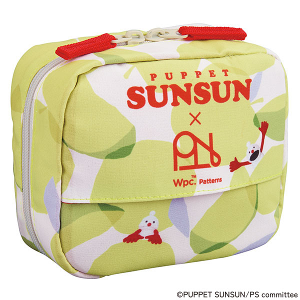 パペットスンスン × Wpc. Patterns はっ水スクエアポーチ